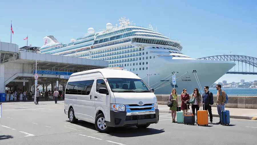 Sydney cruise terminal maxi taxi group transfer
